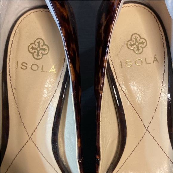 Isola Patent Tortoise 3”Heel Rounded Toe - Picture 5 of 6